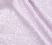 Lilac floral jacquard relief